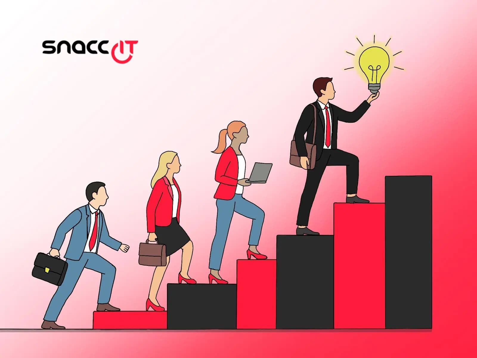 Career progression illustration